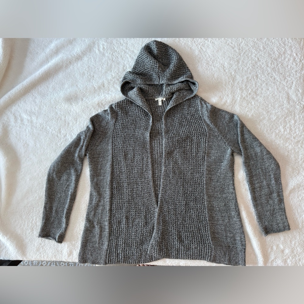Hooded Knit Sweater-100%Cotton
